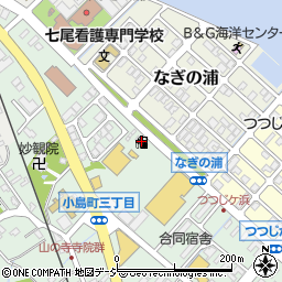 ａｐｏｌｌｏｓｔａｔｉｏｎセルフ七尾ＳＳ周辺の地図
