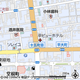 大東銀行平支店 ＡＴＭ周辺の地図