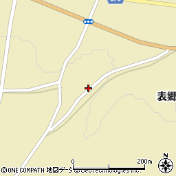 福島県白河市表郷金山百目木周辺の地図