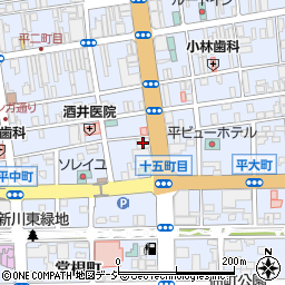 磐城通運本社ビル周辺の地図