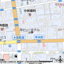 福島県いわき市平大町周辺の地図
