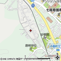 石川県七尾市津向町レ34-3周辺の地図