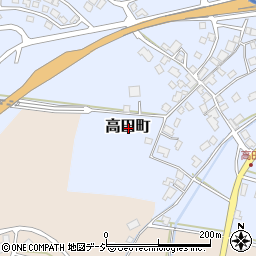 石川県七尾市高田町周辺の地図