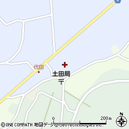 石川県志賀町（羽咋郡）代田（ヘ）周辺の地図