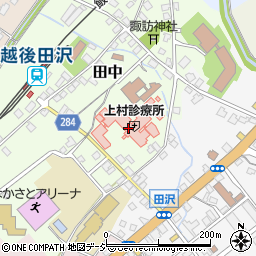 上村病院医師住宅周辺の地図