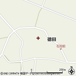 石川県志賀町（羽咋郡）徳田（ク）周辺の地図