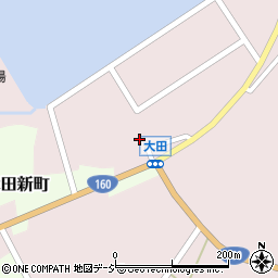 石川県七尾市大田町2-72周辺の地図