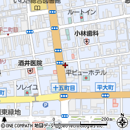 株式会社福島銀行　福銀ローンプラザいわき周辺の地図