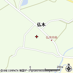 石川県羽咋郡志賀町仏木ヲ周辺の地図