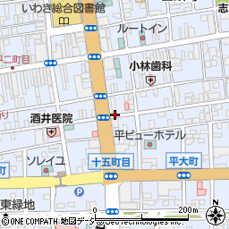 福島県いわき市平南町周辺の地図