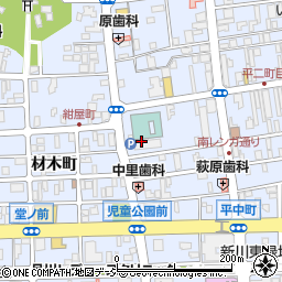 株式会社福島民報社　いわき支社周辺の地図