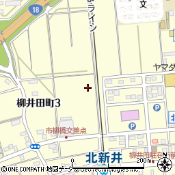 新潟県妙高市柳井田町周辺の地図