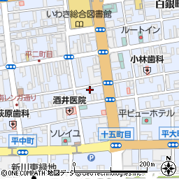 福島商事株式会社　いわき事務所周辺の地図