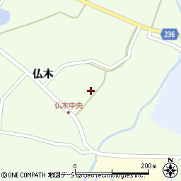 石川県羽咋郡志賀町仏木周辺の地図