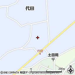 石川県羽咋郡志賀町代田ヌ周辺の地図