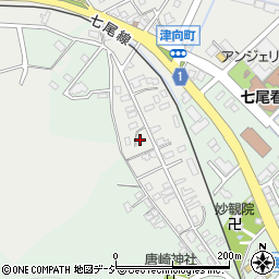 石川県七尾市津向町レ55-1周辺の地図