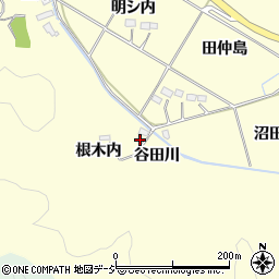 福島県いわき市平山崎（根木内）周辺の地図