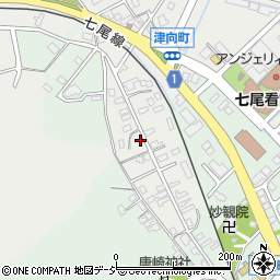 石川県七尾市津向町レ56-1周辺の地図