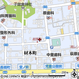 久道生花店周辺の地図