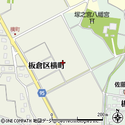新潟県上越市板倉区横町周辺の地図
