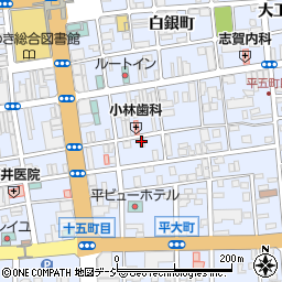 ガッツレンタカーいわき駅前店周辺の地図