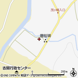 福島県白河市表郷中野正司戻周辺の地図