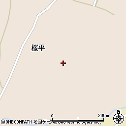福島県白河市表郷番沢鹿ノ内周辺の地図