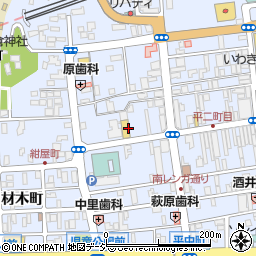 福島県いわき市平一町目周辺の地図