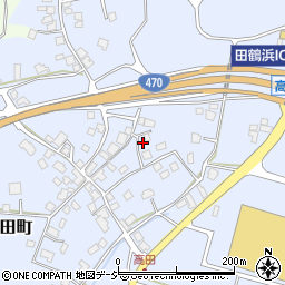 石川県七尾市高田町ツ周辺の地図