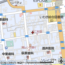 セブンイレブンいわき平二町目店周辺の地図