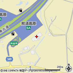東北自動車道　那須高原ＳＡ上り周辺の地図