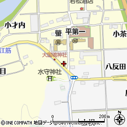 石城夏井郵便局周辺の地図
