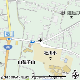 社川郵便局周辺の地図