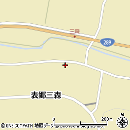 福島県白河市表郷三森月桜周辺の地図