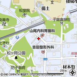 神谷　染物店周辺の地図