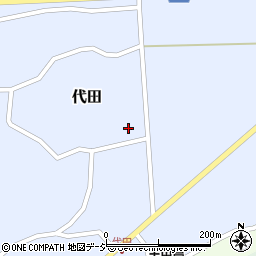 石川県羽咋郡志賀町代田ヲ8周辺の地図