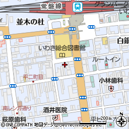 カラオケバンバン BanBan いわき駅前店周辺の地図