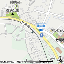 石川県七尾市津向町ホ周辺の地図