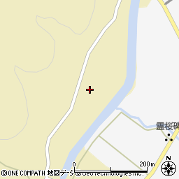 福島県白河市旗宿反道周辺の地図
