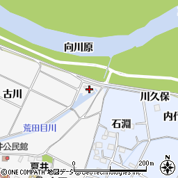 福島県いわき市平荒田目古川周辺の地図