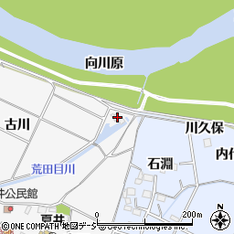 福島県いわき市平荒田目（古川）周辺の地図