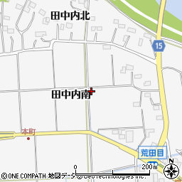 福島県いわき市平荒田目田中内南周辺の地図
