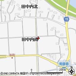 福島県いわき市平荒田目（田中内南）周辺の地図