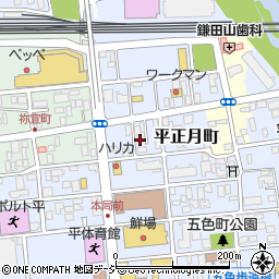 福島県いわき市平正月町周辺の地図