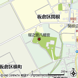 塚之宮八幡宮周辺の地図