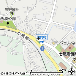 石川県七尾市津向町レ周辺の地図