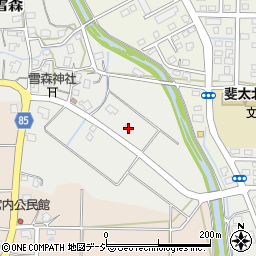 新潟県妙高市雪森509-1周辺の地図