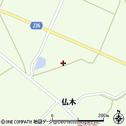 石川県志賀町（羽咋郡）仏木（リ）周辺の地図