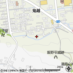 福島県いわき市好間町下好間鬼越周辺の地図
