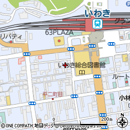福島県いわき市平田町周辺の地図